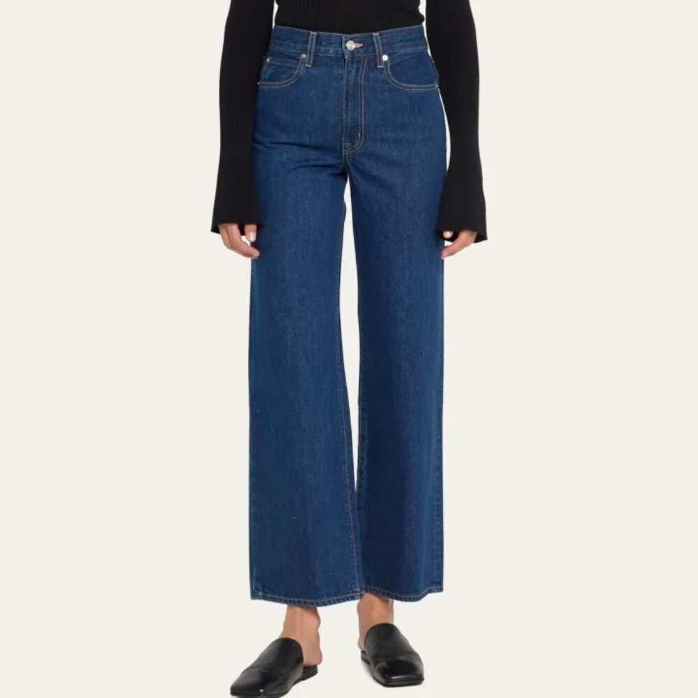 NWT SLVRLAKE Grace Wide-Leg Jeans